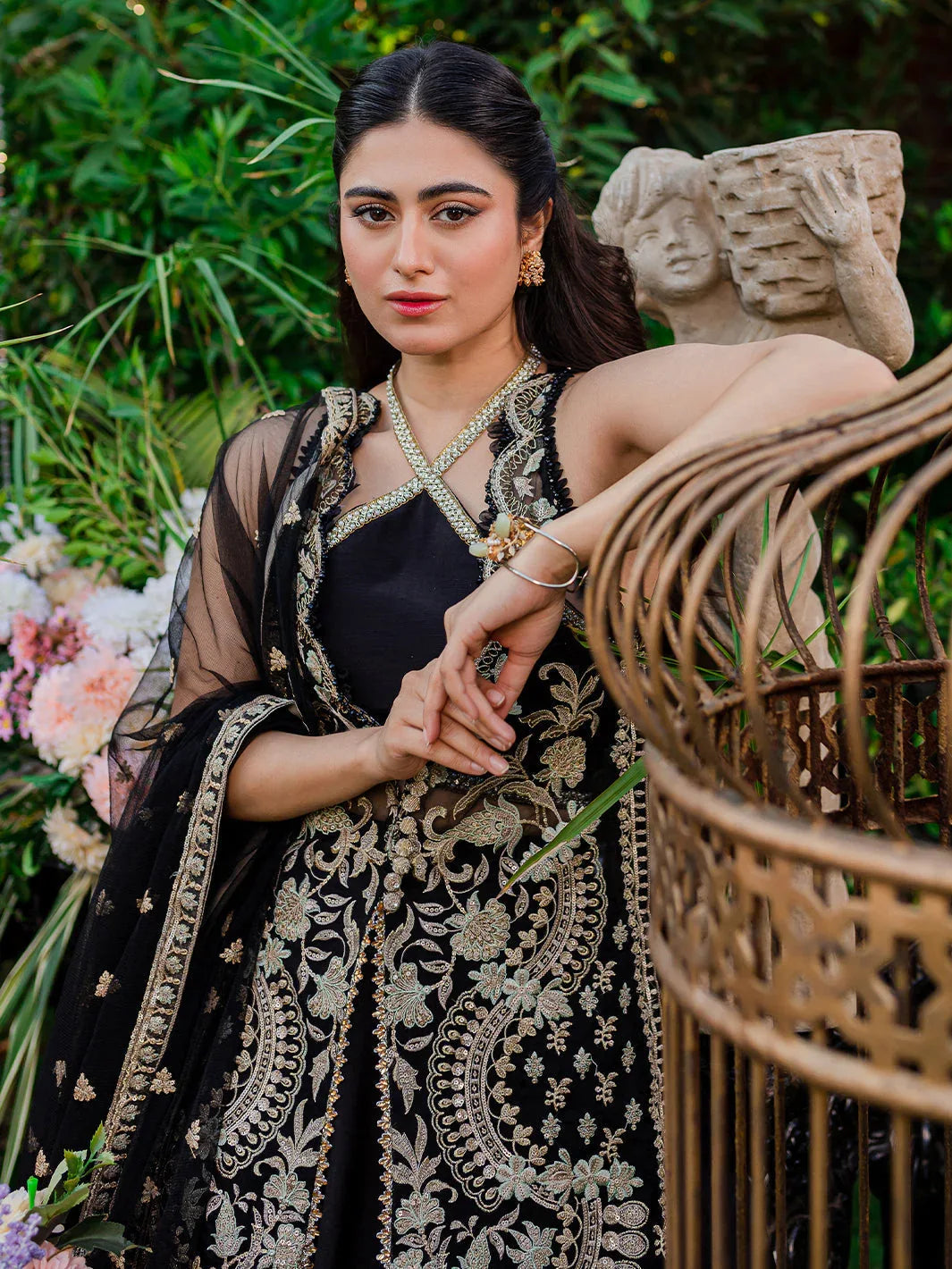 Izel | Heeriye Festive Collection |Surmaya - Aqsa Fabrics