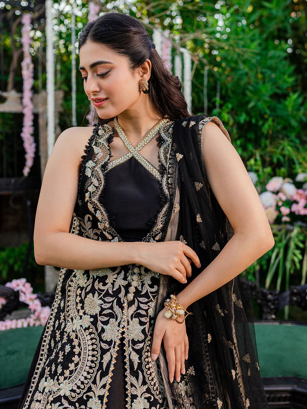 Izel | Heeriye Festive Collection |Surmaya - Aqsa Fabrics