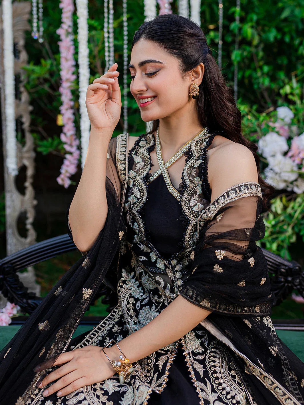 Izel | Heeriye Festive Collection |Surmaya - Aqsa Fabrics
