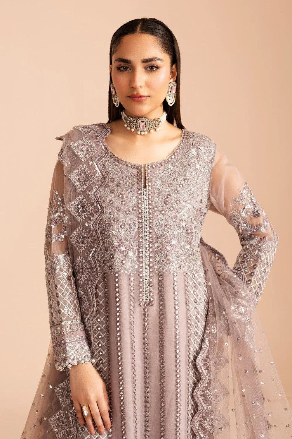 Maryum N Maria | Zircon Formals | AREZOU - MS40081 - Aqsa Fabrics