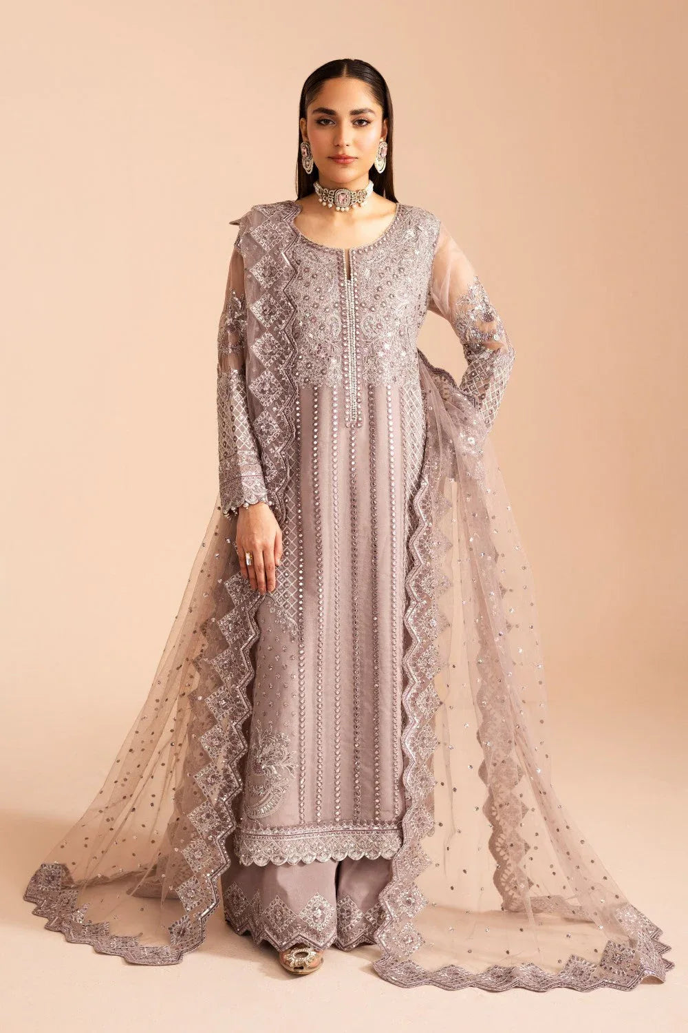 Maryum N Maria | Zircon Formals | AREZOU - MS40081 - Aqsa Fabrics