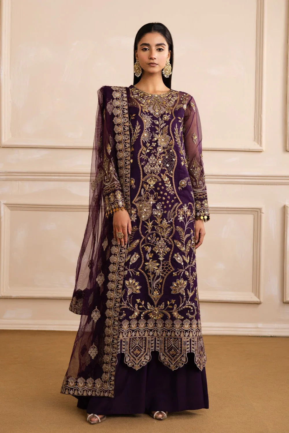 Maryum N Maria | Izara Formals | ARIANA - MW40031 - Aqsa Fabrics