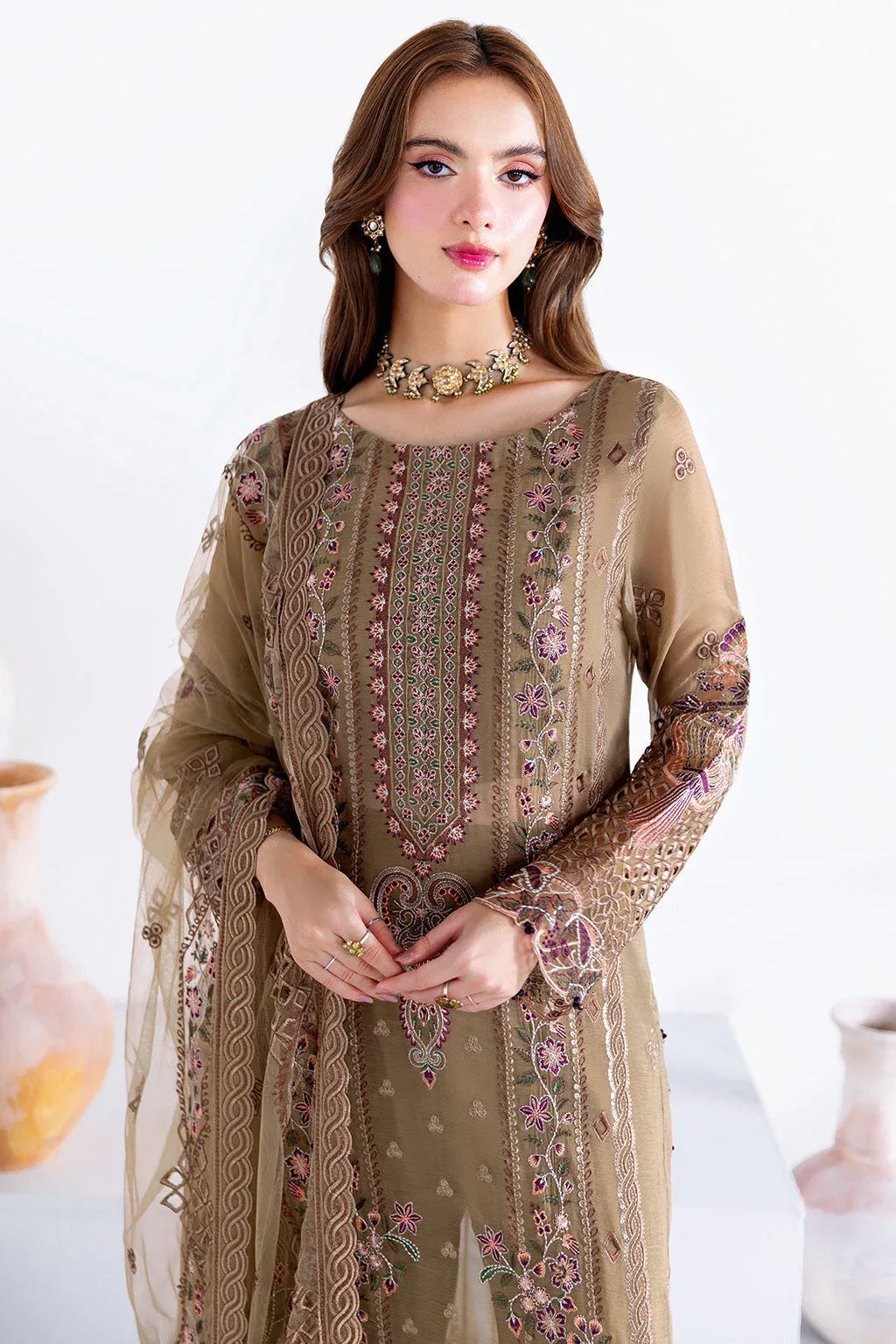 Ramsha | Arzoo Chiffon | U-210 - Aqsa Fabrics