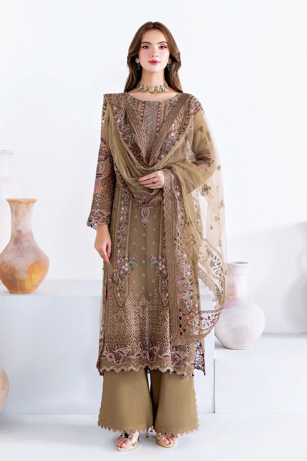 Ramsha | Arzoo Chiffon | U-210 - Aqsa Fabrics