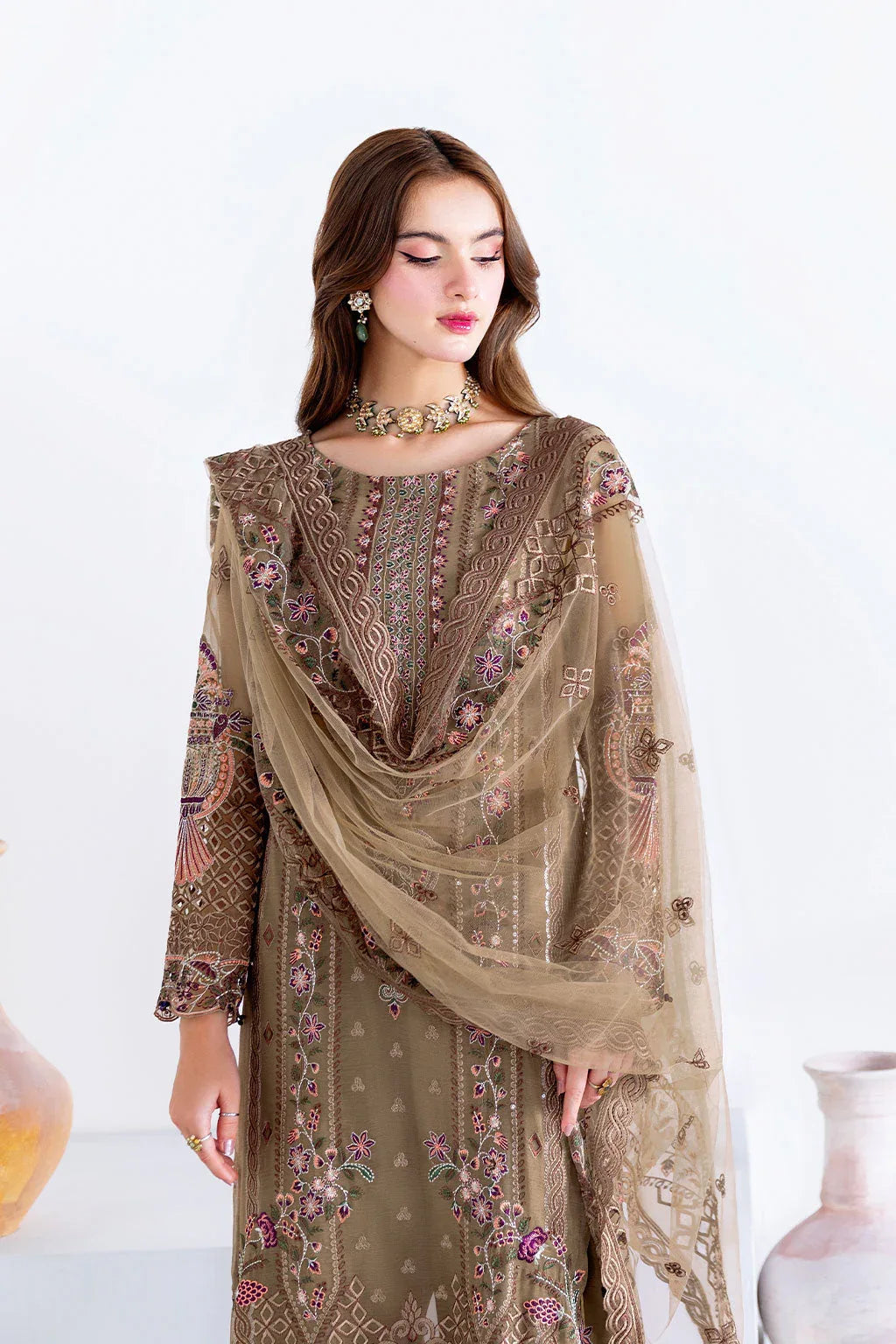 Ramsha | Arzoo Chiffon | U-210 - Aqsa Fabrics