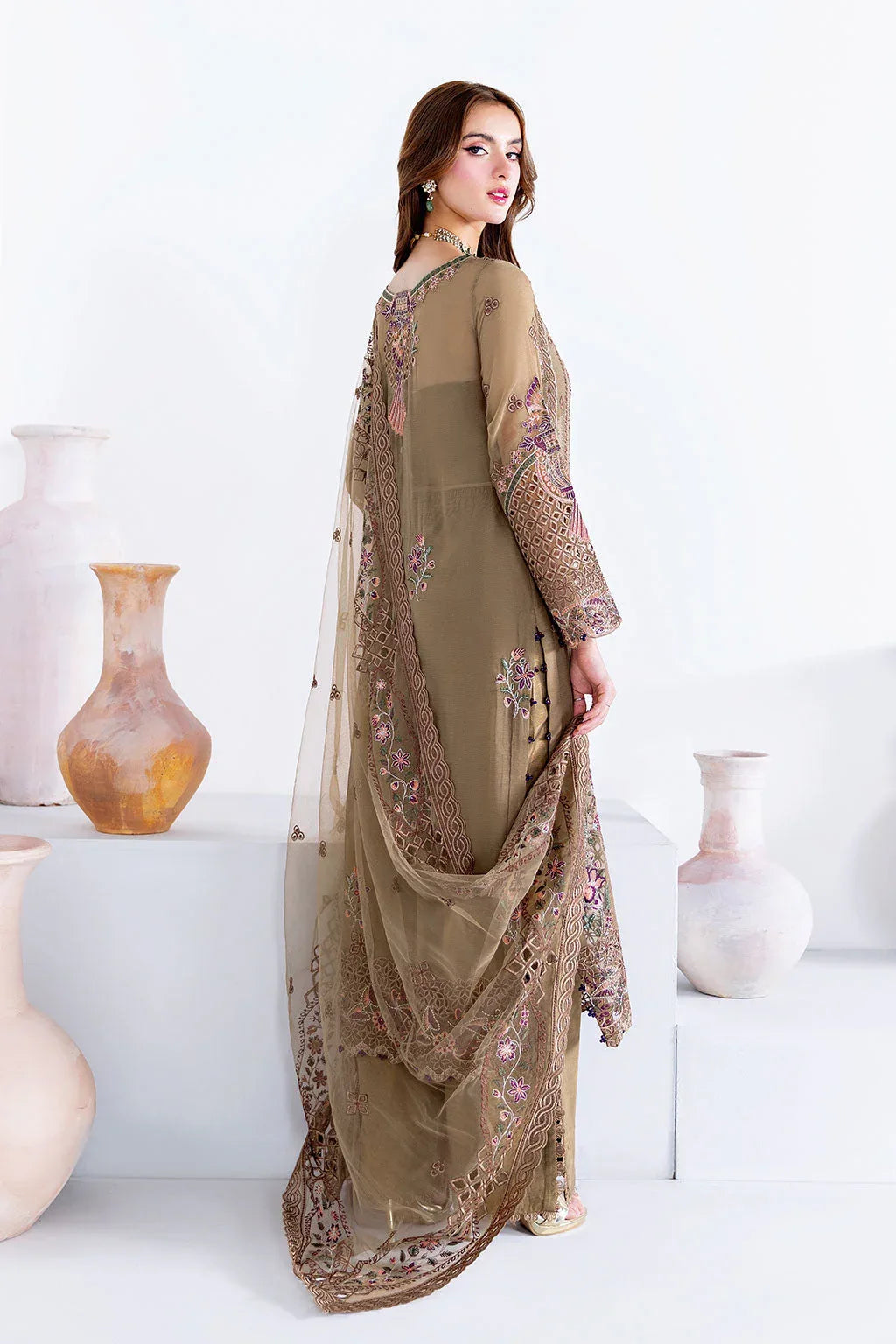 Ramsha | Arzoo Chiffon | U-210 - Aqsa Fabrics