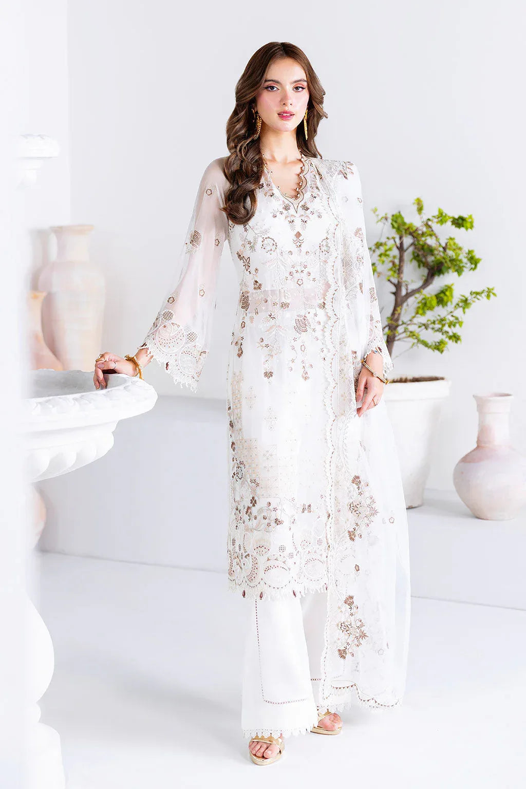 Ramsha | Arzoo Chiffon | U-205 - Aqsa Fabrics