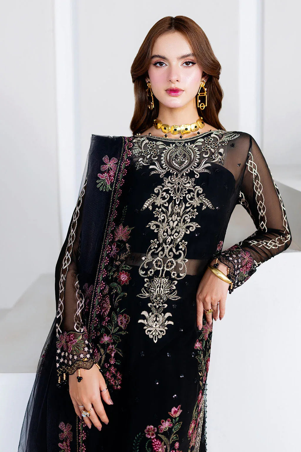 Ramsha | Arzoo Chiffon | U-204 - Aqsa Fabrics