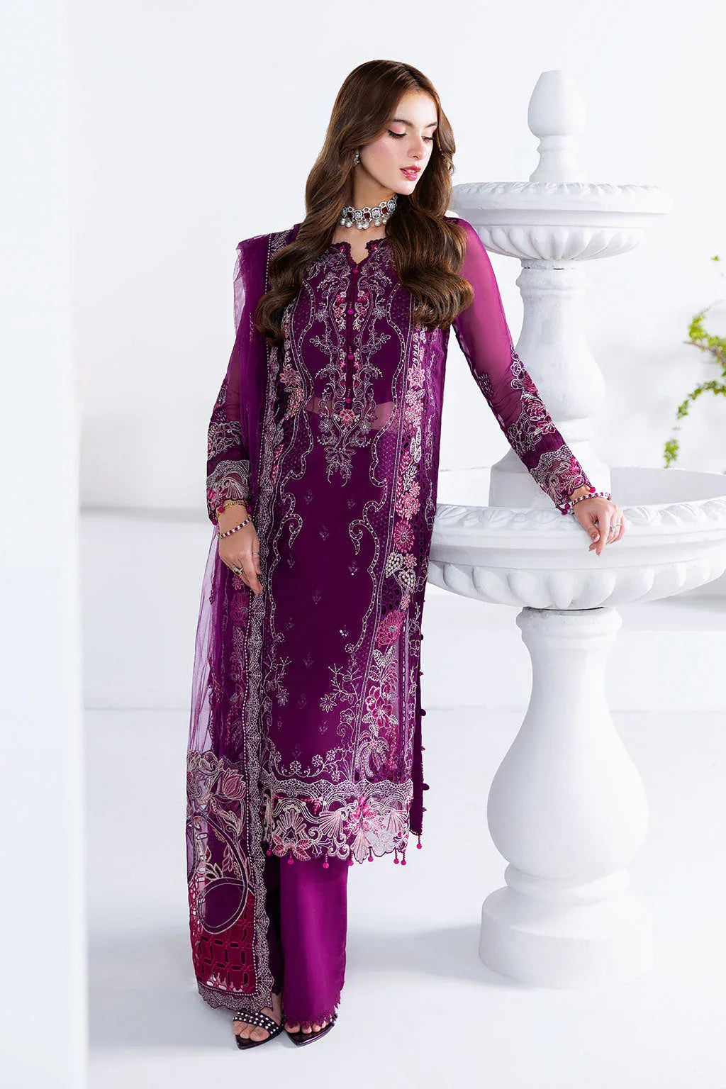 Ramsha | Arzoo Chiffon | U-206 - Aqsa Fabrics