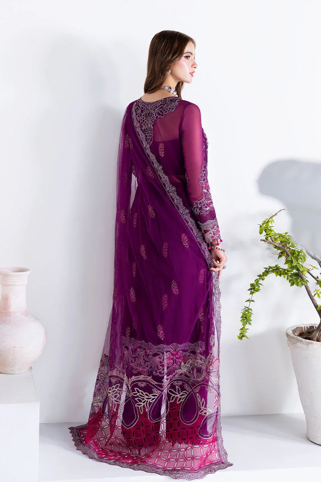 Ramsha | Arzoo Chiffon | U-206 - Aqsa Fabrics