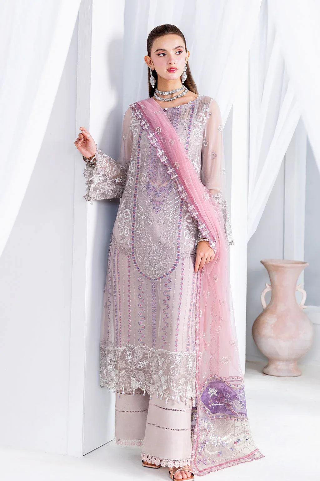 Ramsha | Arzoo Chiffon | U-209 - Aqsa Fabrics