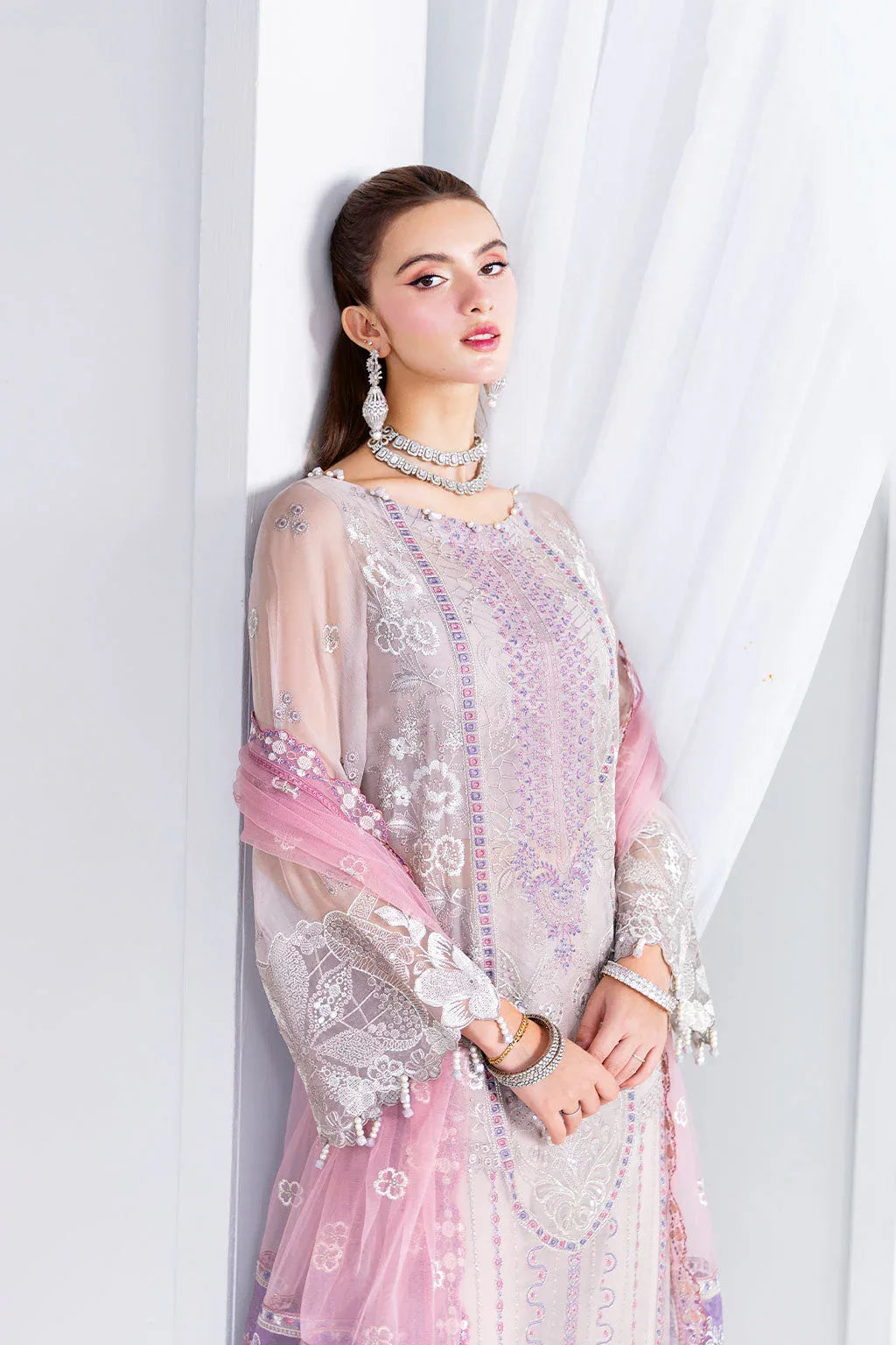Ramsha | Arzoo Chiffon | U-209 - Aqsa Fabrics