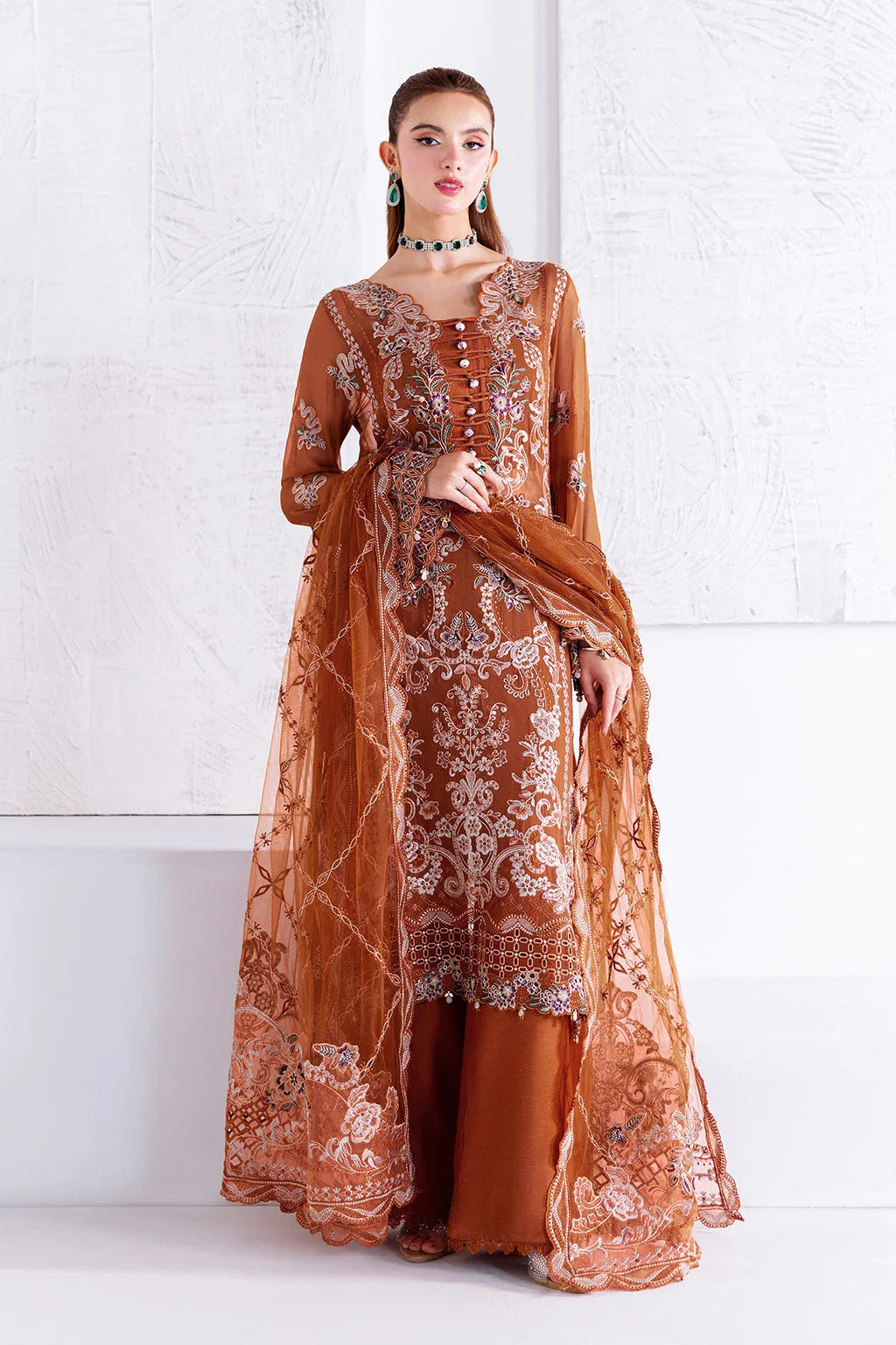 Ramsha | Arzoo Chiffon | U-208 - Aqsa Fabrics