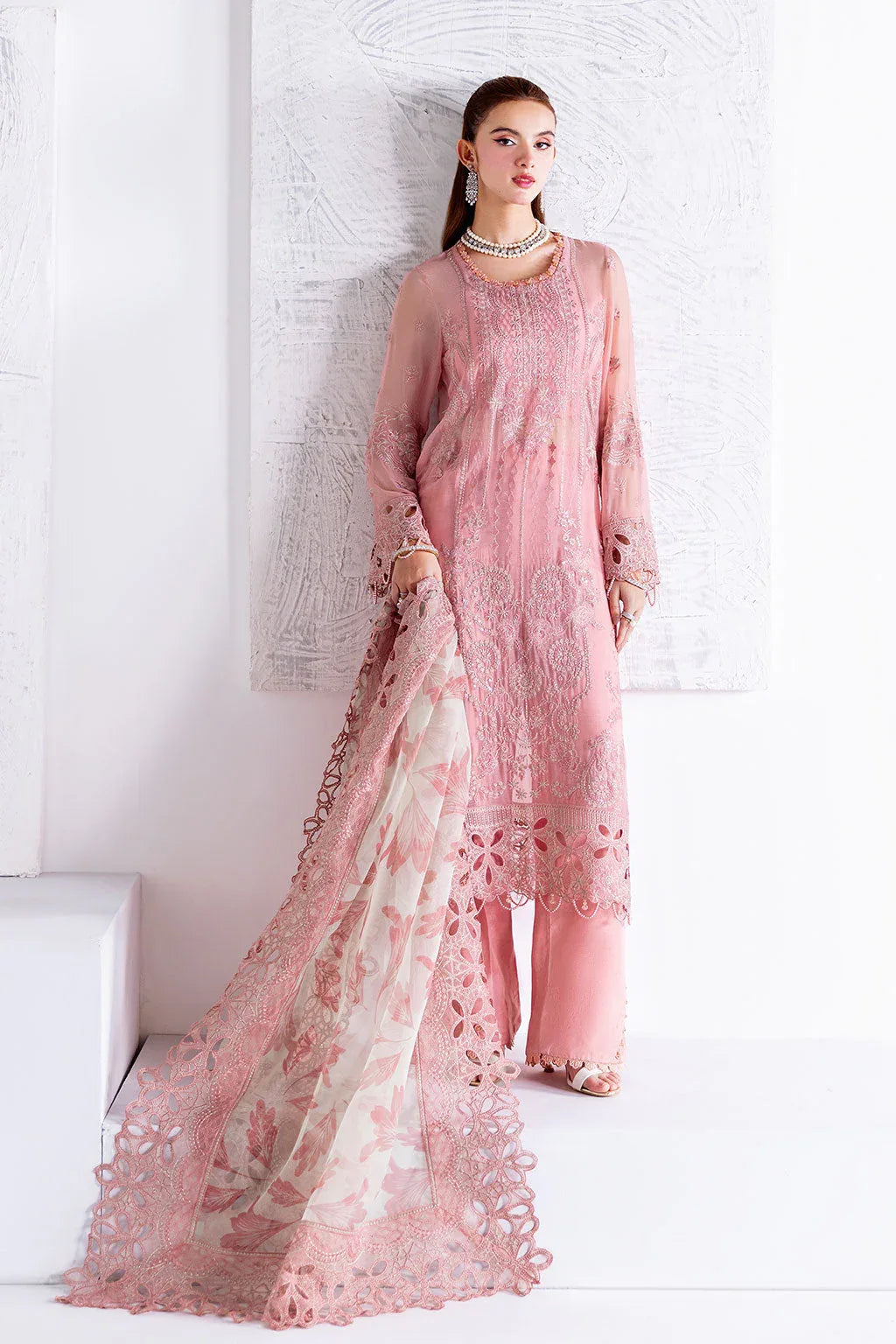 Ramsha | Arzoo Chiffon |U-203 - Aqsa Fabrics
