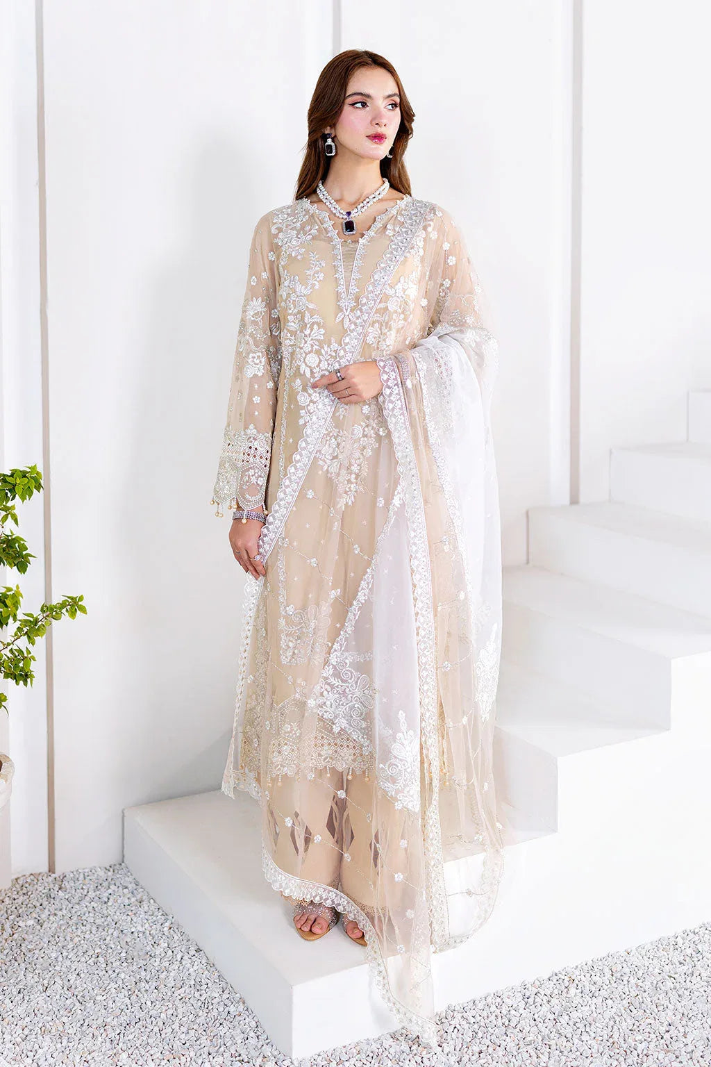 Ramsha | Arzoo Chiffon | U-201 - Aqsa Fabrics