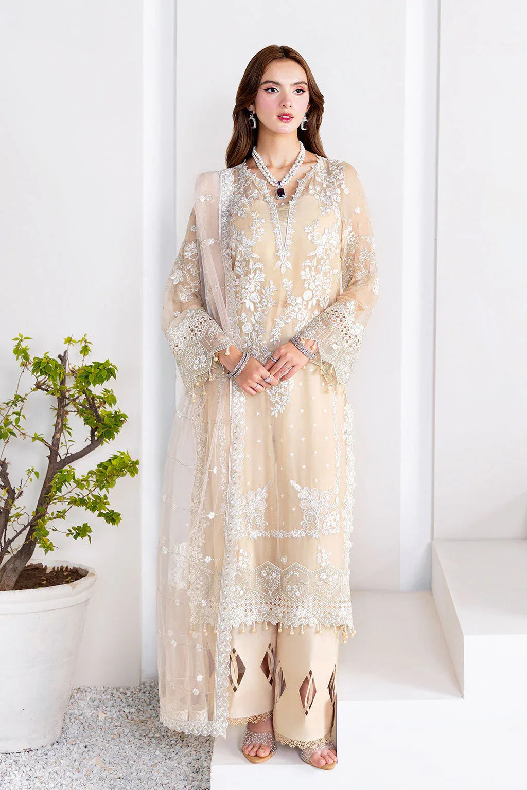 Ramsha | Arzoo Chiffon | U-201 - Aqsa Fabrics