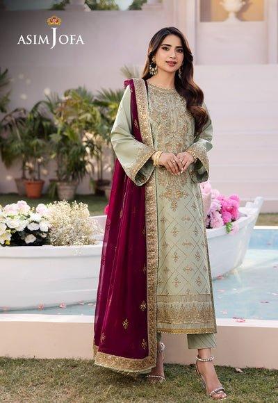 Asim Jofa | Dhanak Rang Collection | AJCF-06 - Aqsa Fabrics