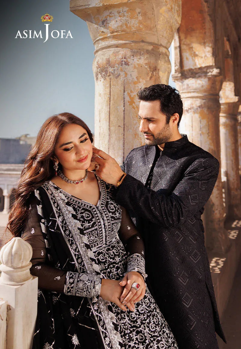Asim Jofa | Chikankari Eid24 | AJCE-02 - Aqsa Fabrics