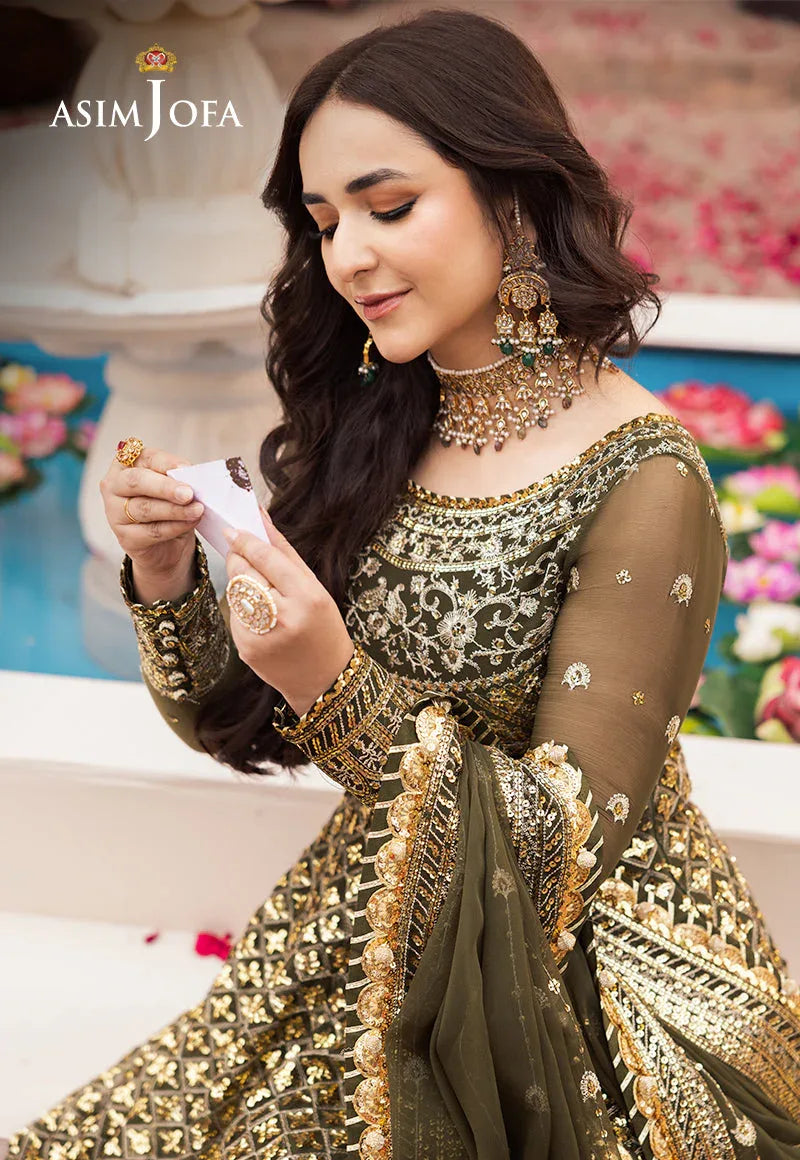 Asim Jofa | Chikankari Eid24 | AJCE-08 - Aqsa Fabrics