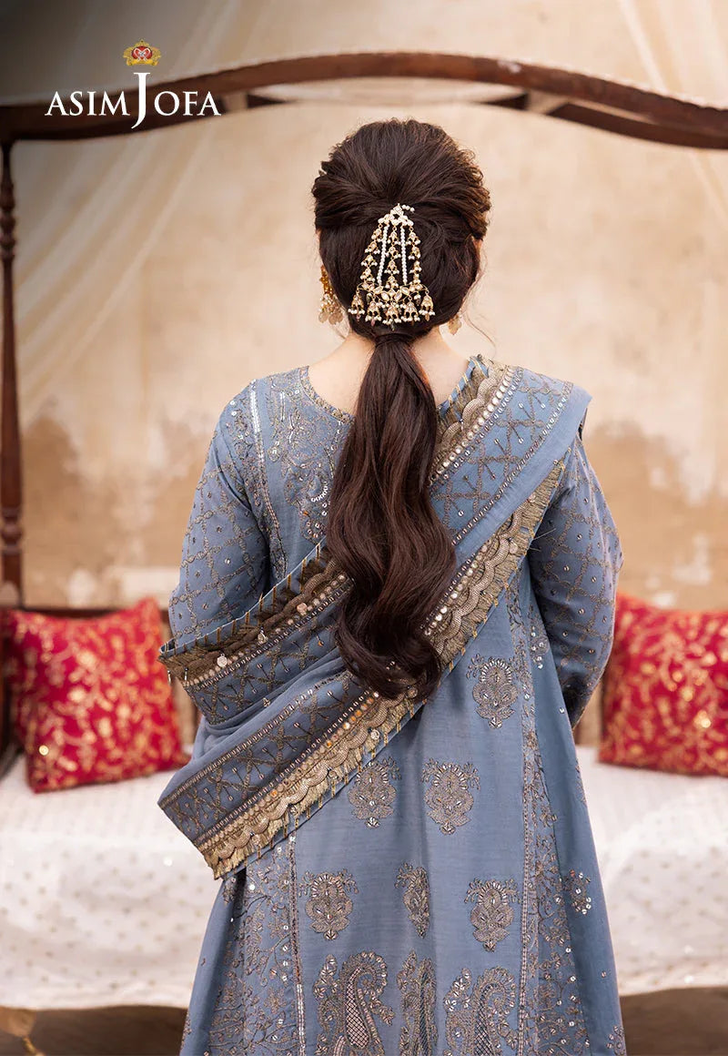 Asim Jofa | Chikankari Eid24 | AJCE-12 - Aqsa Fabrics