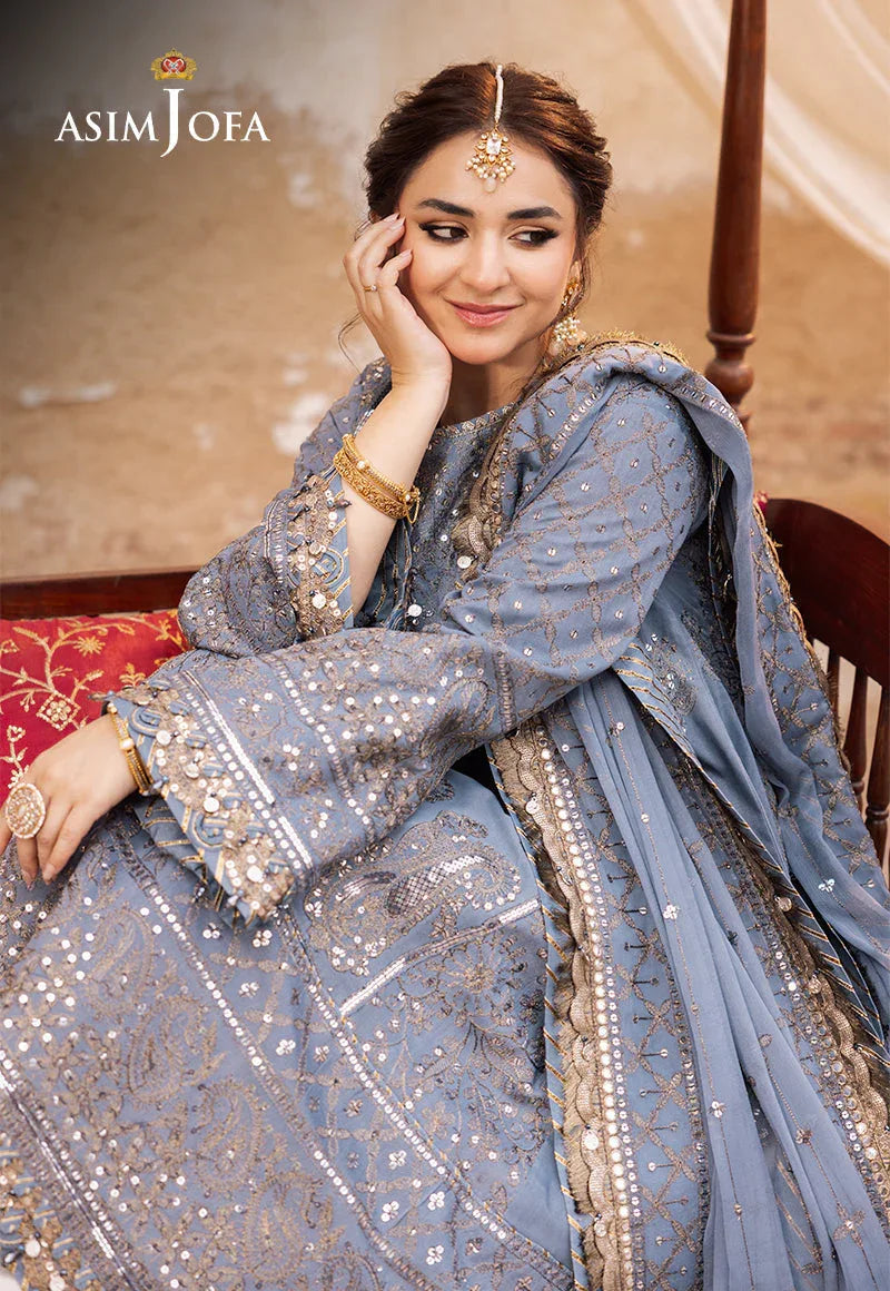 Asim Jofa | Chikankari Eid24 | AJCE-12 - Aqsa Fabrics