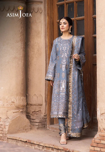 Asim Jofa | Chikankari Eid24 | AJCE-12 - Aqsa Fabrics