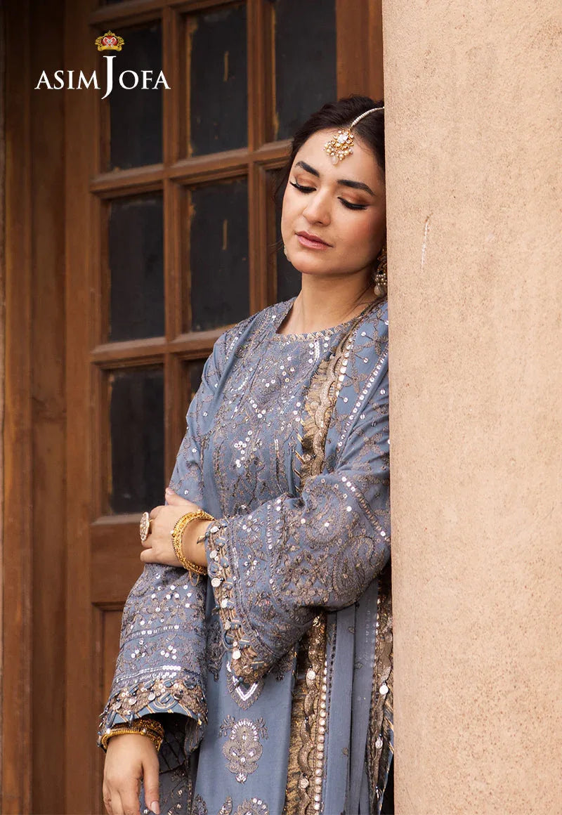 Asim Jofa | Chikankari Eid24 | AJCE-12 - Aqsa Fabrics
