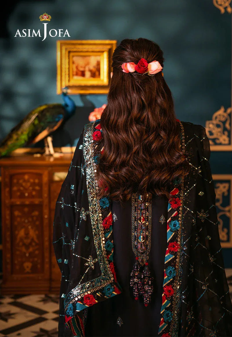 Asim Jofa | Fasana e Ishq Eid Luxury Lawn | AJFI-14 - Aqsa Fabrics