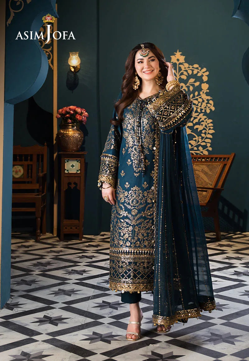 Asim Jofa | Fasana e Ishq Eid Luxury Lawn | AJFI-30 - Aqsa Fabrics