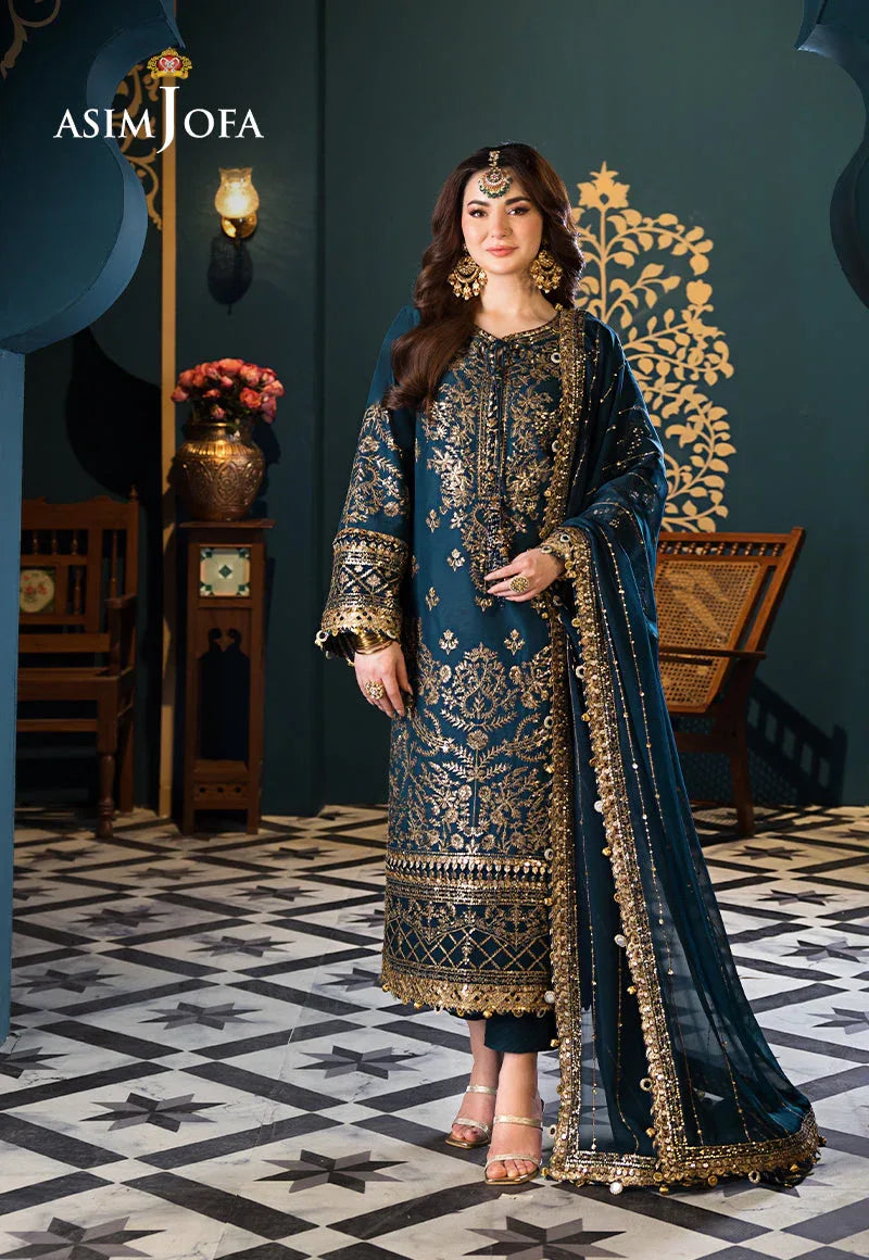 Asim Jofa | Fasana e Ishq Eid Luxury Lawn | AJFI-30 - Aqsa Fabrics