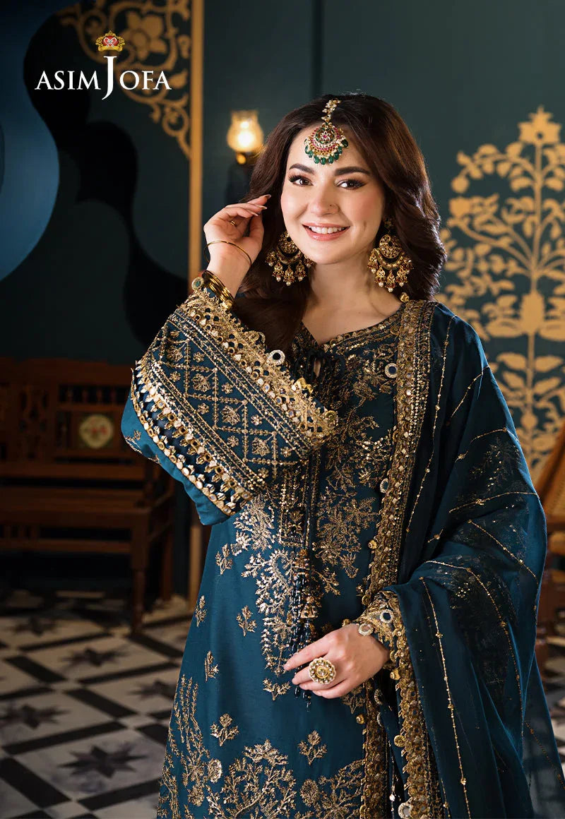 Asim Jofa | Fasana e Ishq Eid Luxury Lawn | AJFI-30 - Aqsa Fabrics