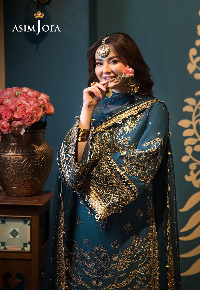 Asim Jofa | Fasana e Ishq Eid Luxury Lawn | AJFI-30 - Aqsa Fabrics