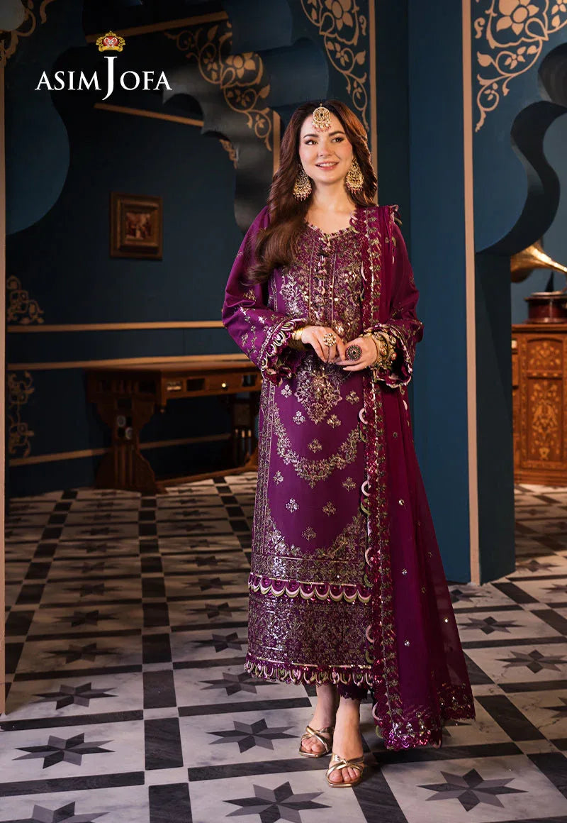 Asim Jofa | Fasana e Ishq Eid Luxury Lawn | AJFI-11 - Aqsa Fabrics