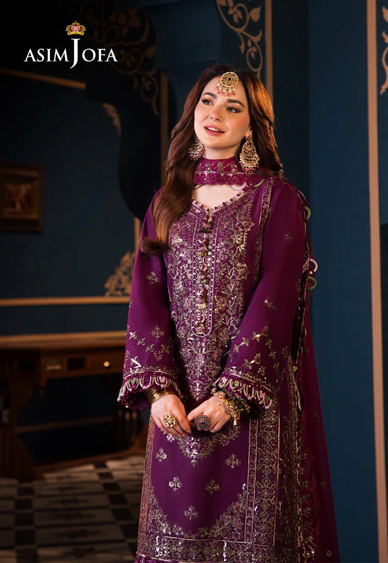 Asim Jofa | Fasana e Ishq Eid Luxury Lawn | AJFI-11 - Aqsa Fabrics