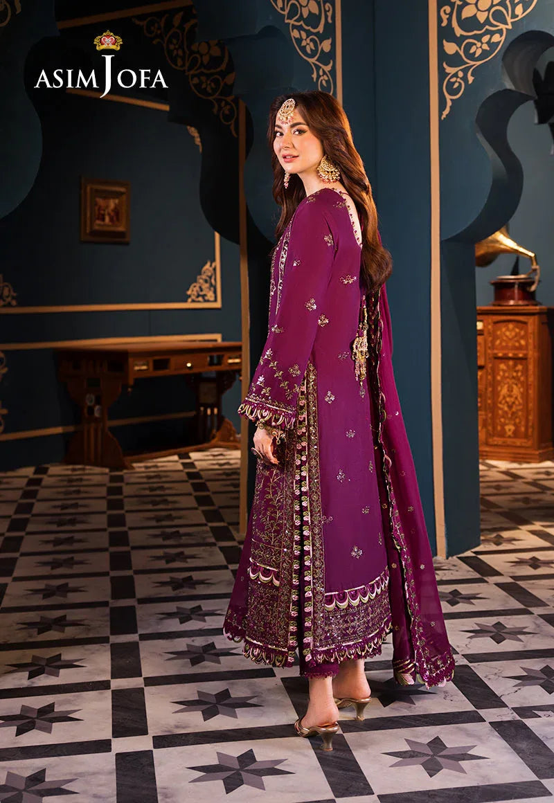 Asim Jofa | Fasana e Ishq Eid Luxury Lawn | AJFI-11 - Aqsa Fabrics