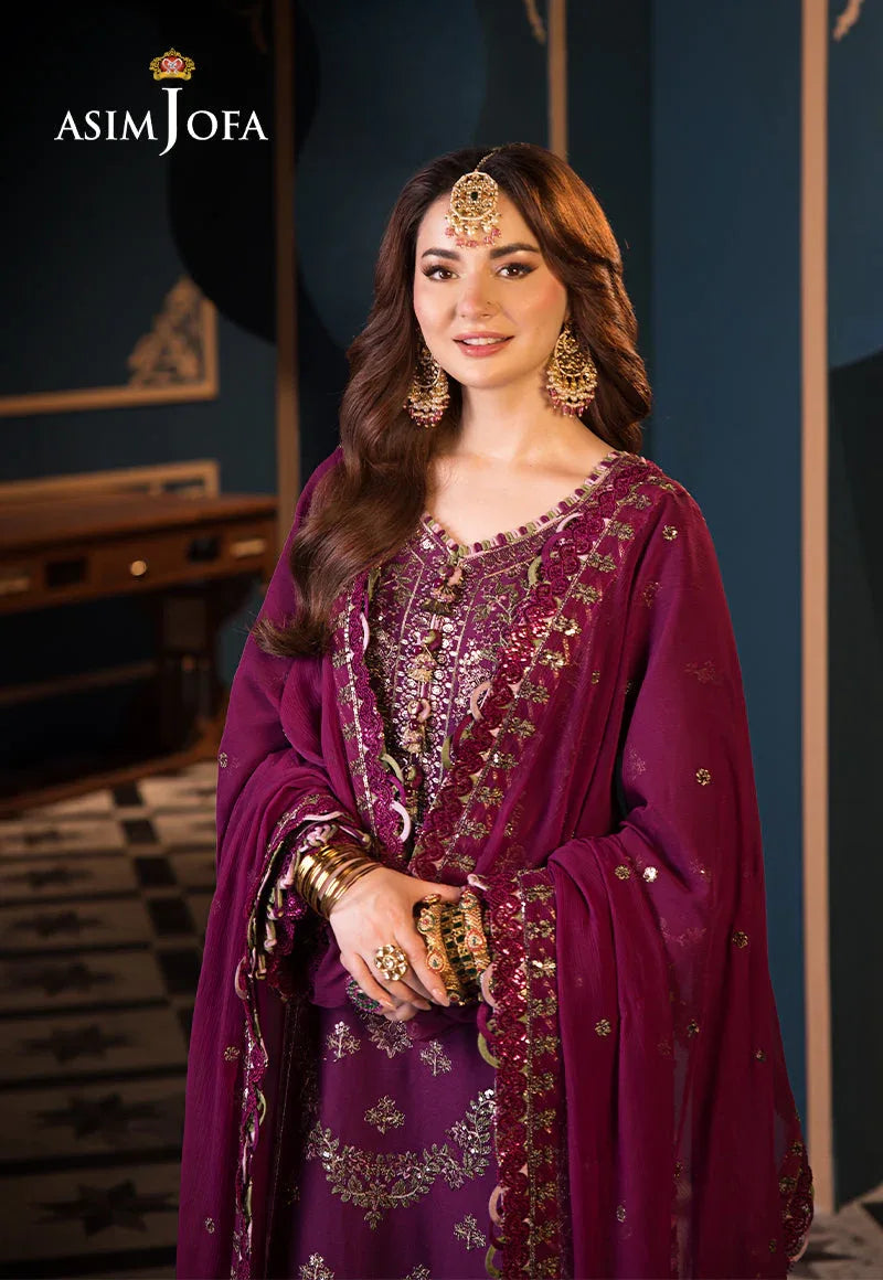 Asim Jofa | Fasana e Ishq Eid Luxury Lawn | AJFI-11 - Aqsa Fabrics