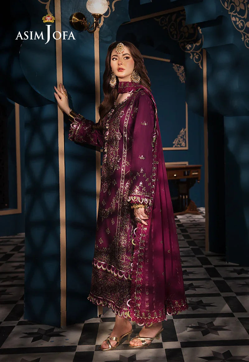 Asim Jofa | Fasana e Ishq Eid Luxury Lawn | AJFI-11 - Aqsa Fabrics