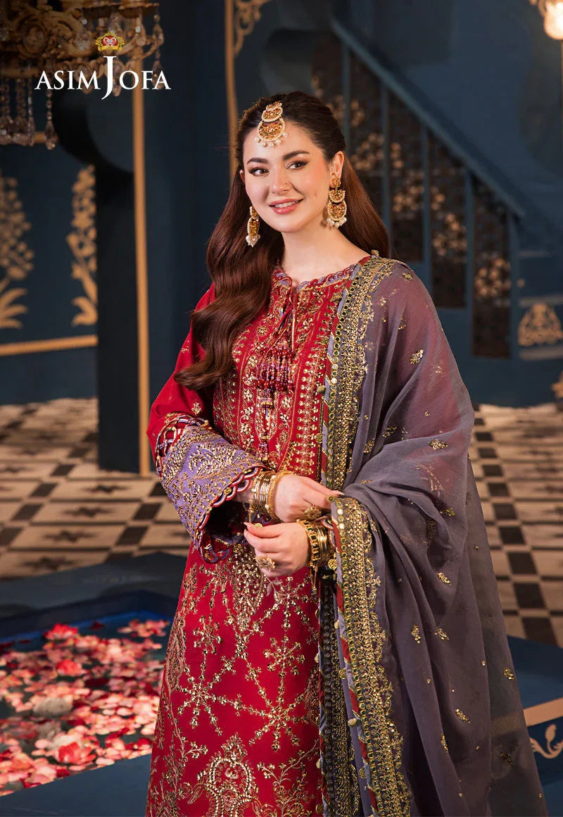 Asim Jofa | Fasana e Ishq Eid Luxury Lawn | AJFI-27 - Aqsa Fabrics