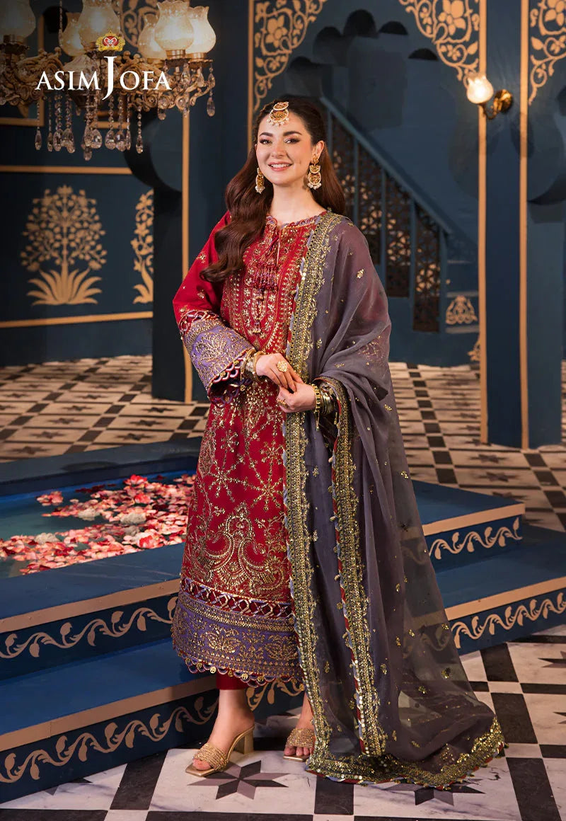 Asim Jofa | Fasana e Ishq Eid Luxury Lawn | AJFI-27 - Aqsa Fabrics
