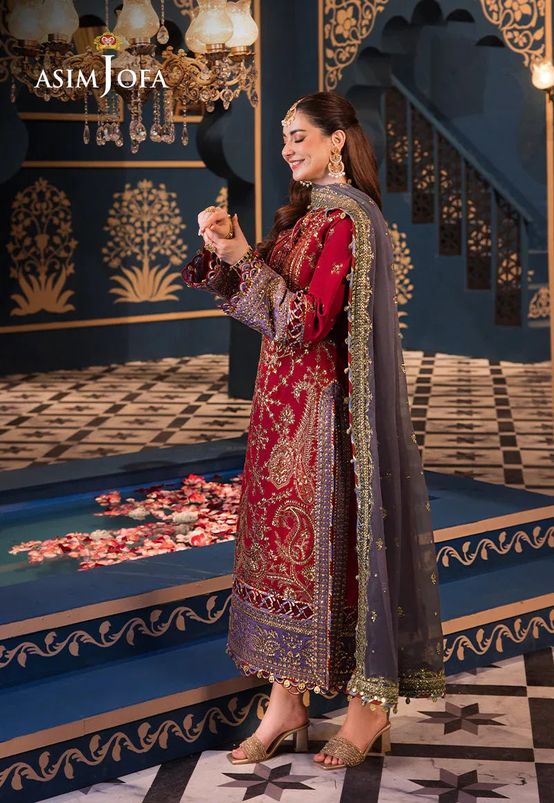 Asim Jofa | Fasana e Ishq Eid Luxury Lawn | AJFI-27 - Aqsa Fabrics
