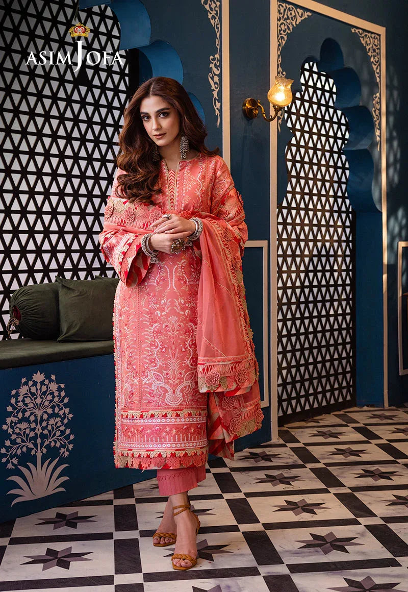 Asim Jofa | Fasana e Ishq Eid Luxury Lawn | AJFI-07 - Aqsa Fabrics