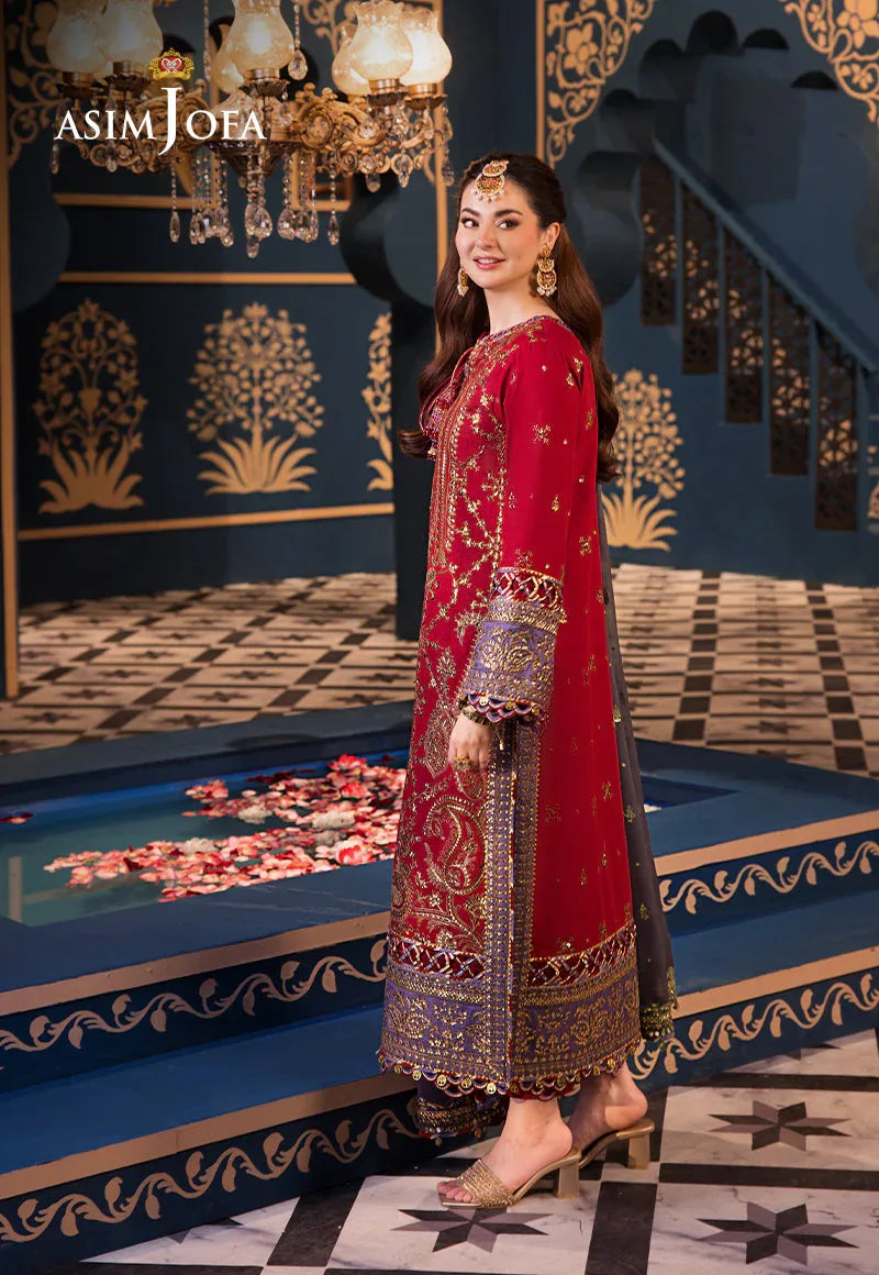 Asim Jofa | Fasana e Ishq Eid Luxury Lawn | AJFI-27 - Aqsa Fabrics
