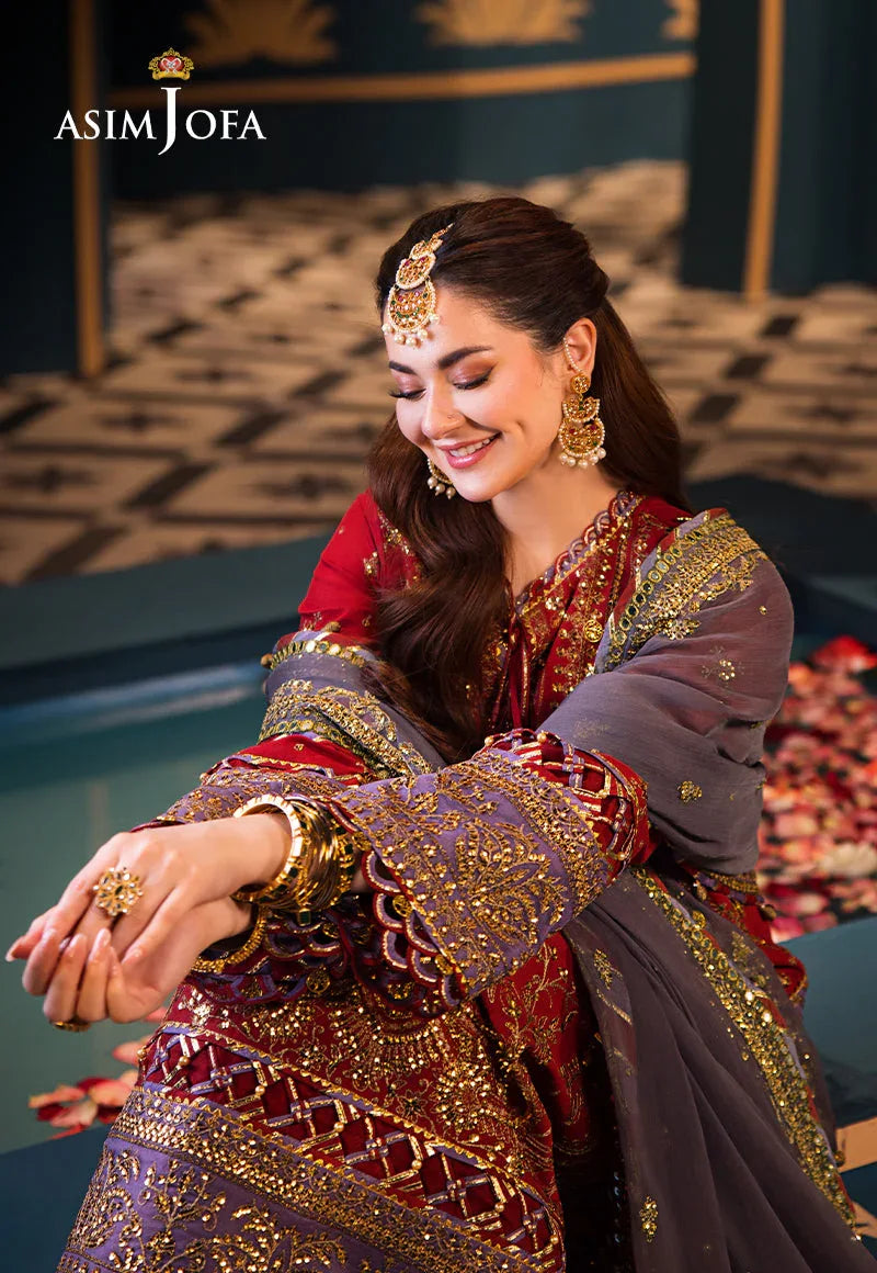 Asim Jofa | Fasana e Ishq Eid Luxury Lawn | AJFI-27 - Aqsa Fabrics