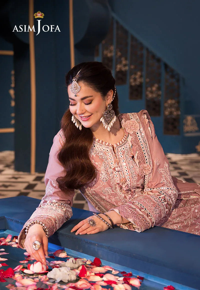 Asim Jofa | Fasana e Ishq Eid Luxury Lawn | AJFI-02 - Aqsa Fabrics