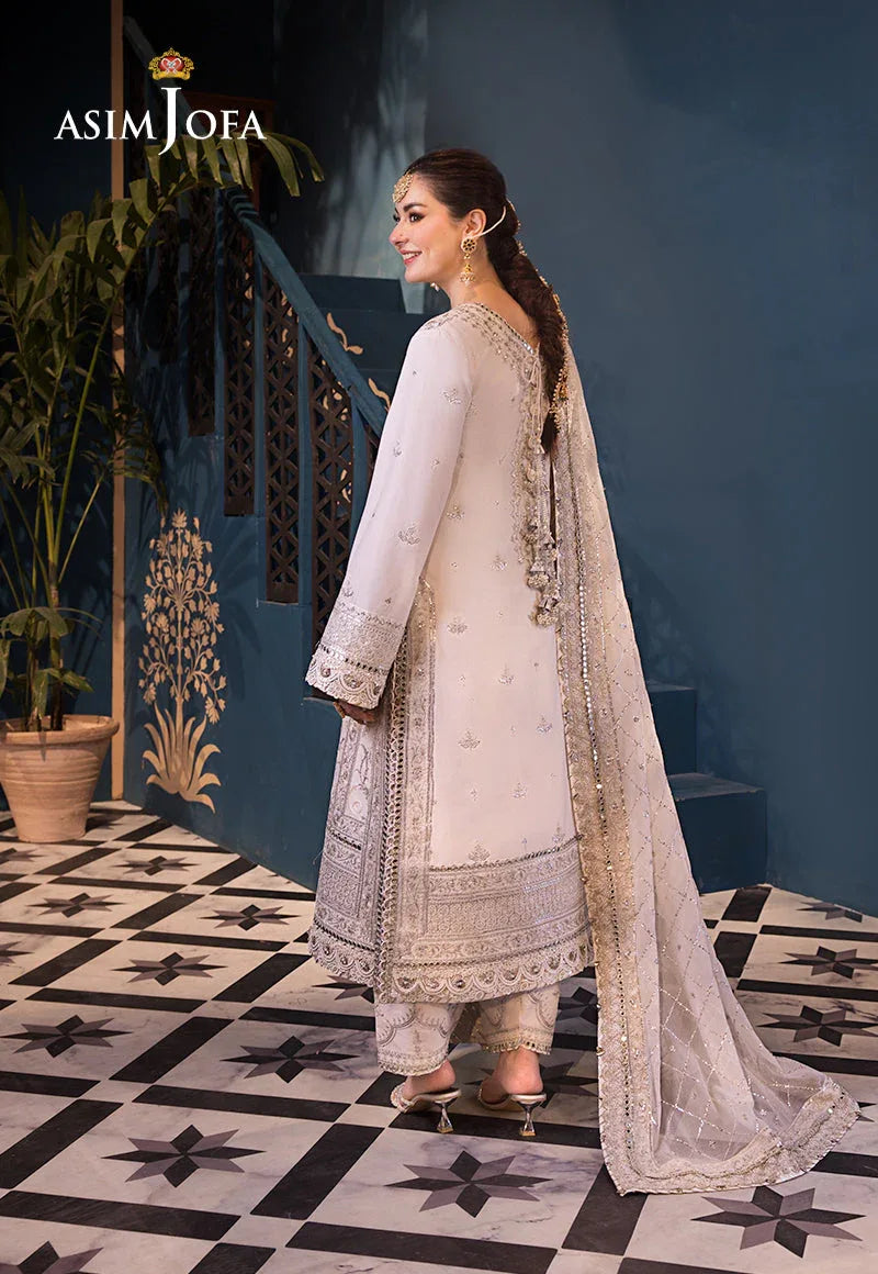 Asim Jofa | Fasana e Ishq Eid Luxury Lawn | AJFI-08 - Aqsa Fabrics