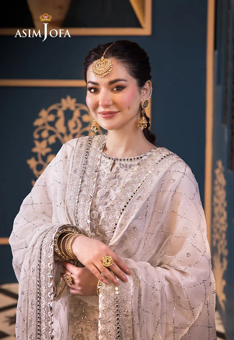 Asim Jofa | Fasana e Ishq Eid Luxury Lawn | AJFI-08 - Aqsa Fabrics