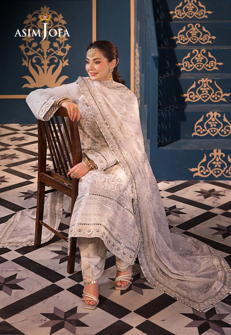 Asim Jofa | Fasana e Ishq Eid Luxury Lawn | AJFI-08 - Aqsa Fabrics