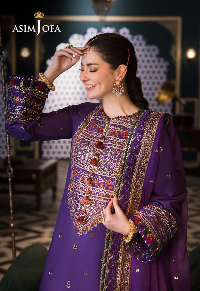 Asim Jofa | Fasana e Ishq Eid Luxury Lawn | AJFI-16 - Aqsa Fabrics