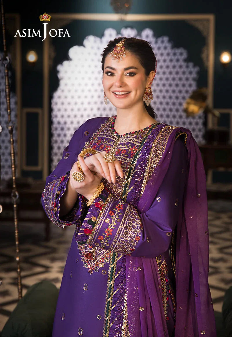 Asim Jofa | Fasana e Ishq Eid Luxury Lawn | AJFI-16 - Aqsa Fabrics