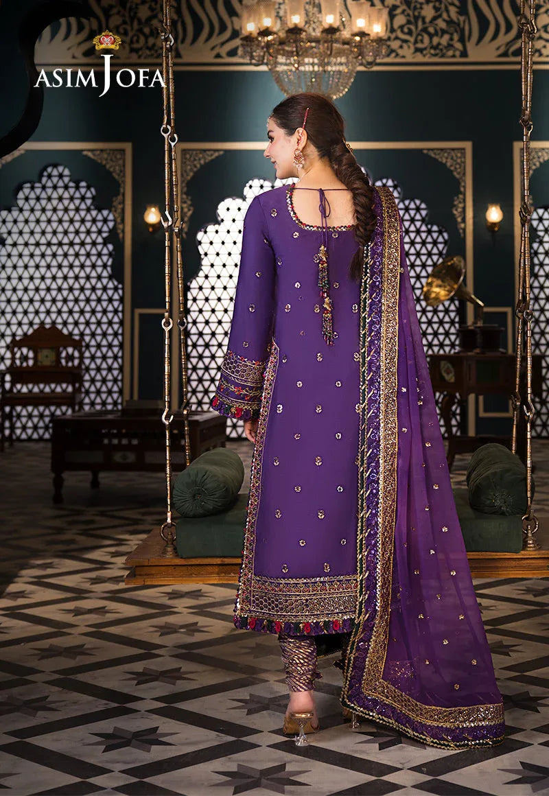 Asim Jofa | Fasana e Ishq Eid Luxury Lawn | AJFI-16 - Aqsa Fabrics